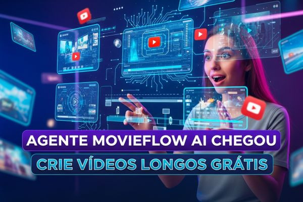 MovieFlow - Agente IA - Cria Vídeos Longos Ilimitados Grátis