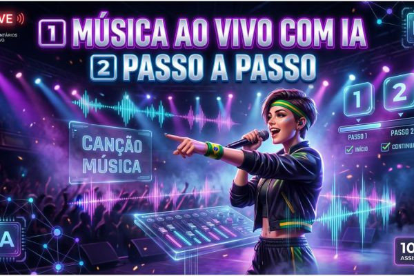 Como criar letras e músicas ao vivo